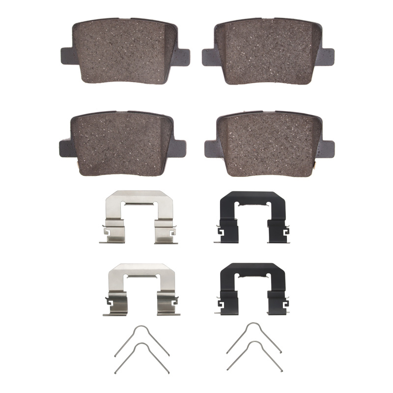Genesis G90 Brake Pads - Rear - R1 Concepts - Optimum OE Pads & Hardware Kit - `19-`22